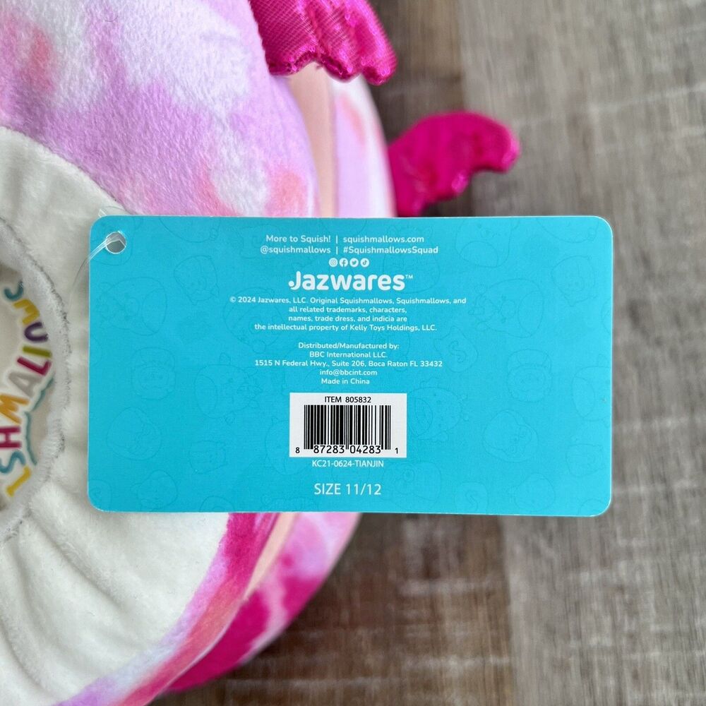 Squishmallow Slippers For Winter Collection By Jazwares Sz 11-12 Girls Unicorn - Picture 5 of 5